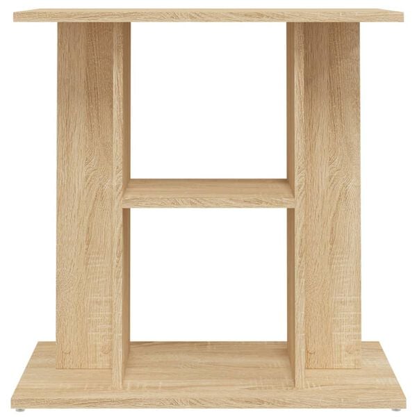 vidaXL Supporto Acquario 60x30x60cm in Legno Multistrato Rovere Sonoma