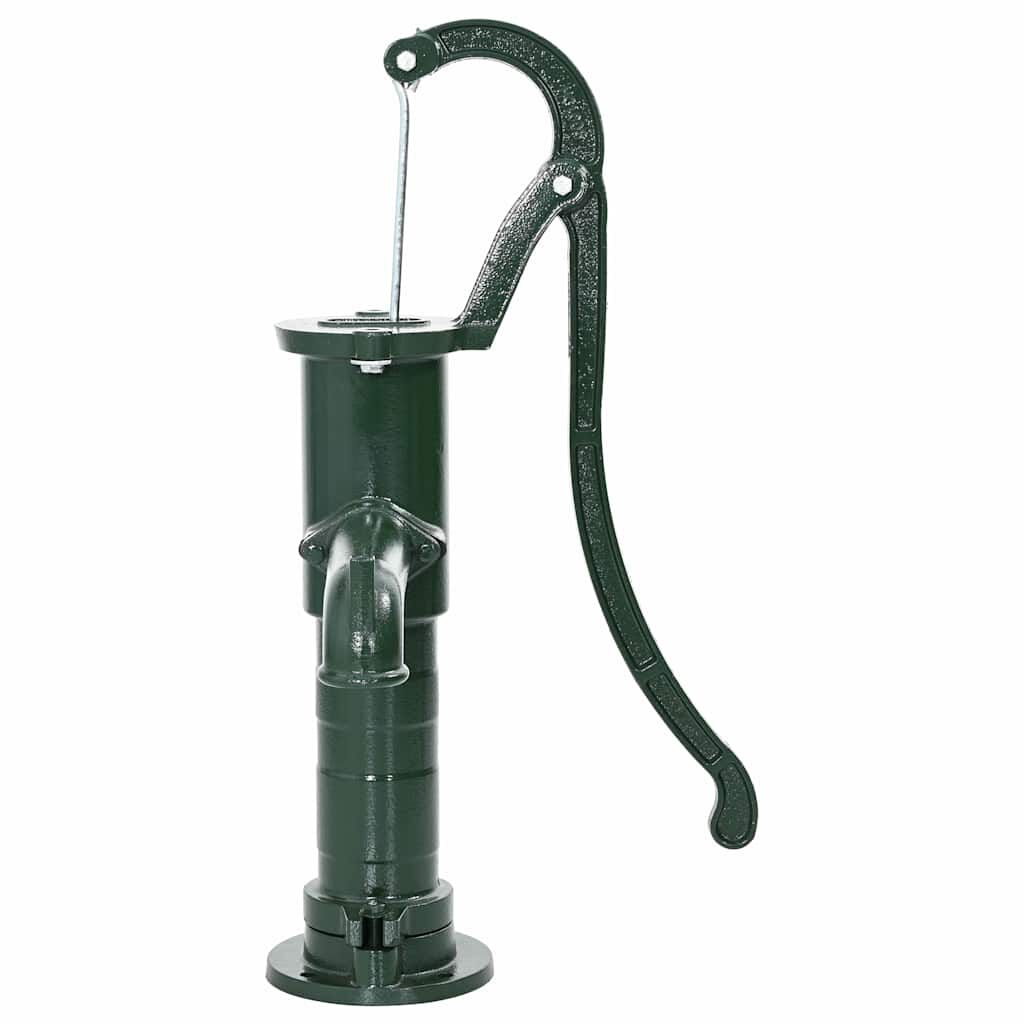 vidaXL Pompa d'Acqua Manuale da Giardino in Ghisa