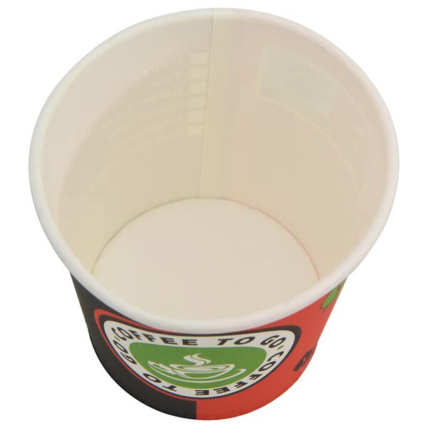 vidaXL Tazze da Caffè in Carta con Coperchi 1000 pz 4oz 120 ml