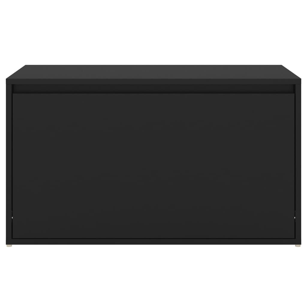 vidaXL Panca da Ingresso 80x40x45 cm Nera in Truciolato