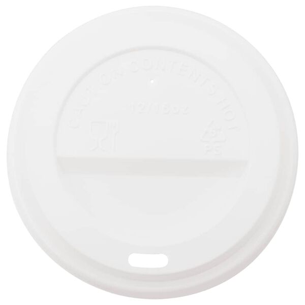 vidaXL Tazze da Caffè in Carta con Coperchi 1000 pz 16oz 400 ml