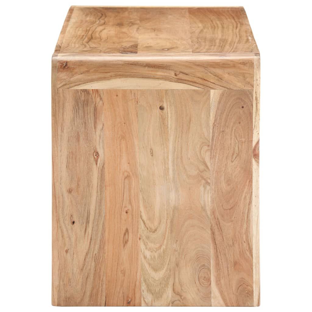 vidaXL Panca 110x38x46 cm in Legno Massello di Acacia