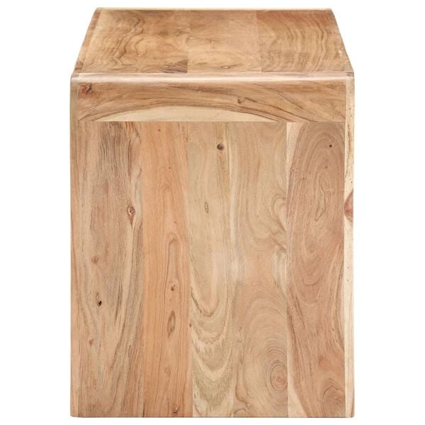 vidaXL Panca 110x38x46 cm in Legno Massello di Acacia