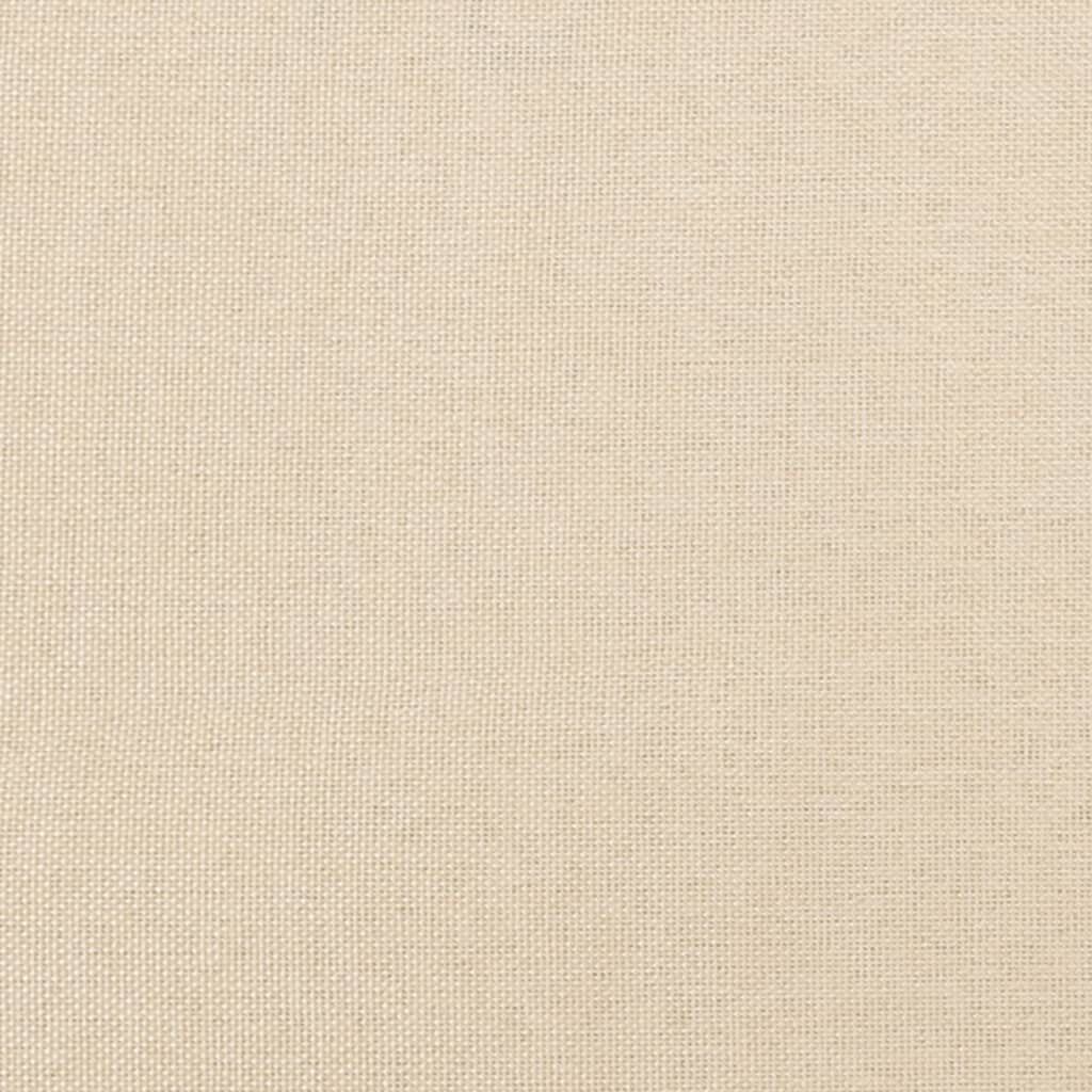 vidaXL Panca Crema 70x30x30 cm in Tessuto