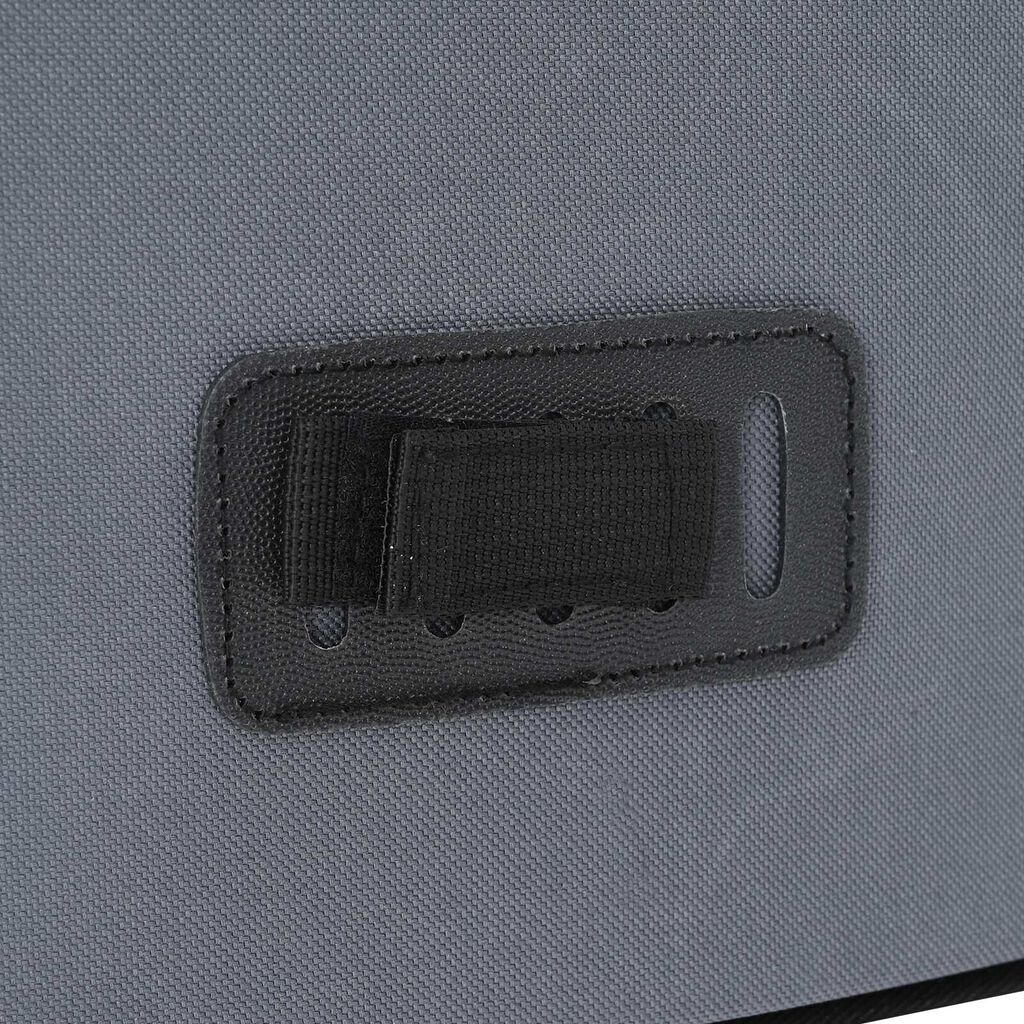 vidaXL Borsa per Bici per Portapacchi 25 L Grigia 33x16x48 cm