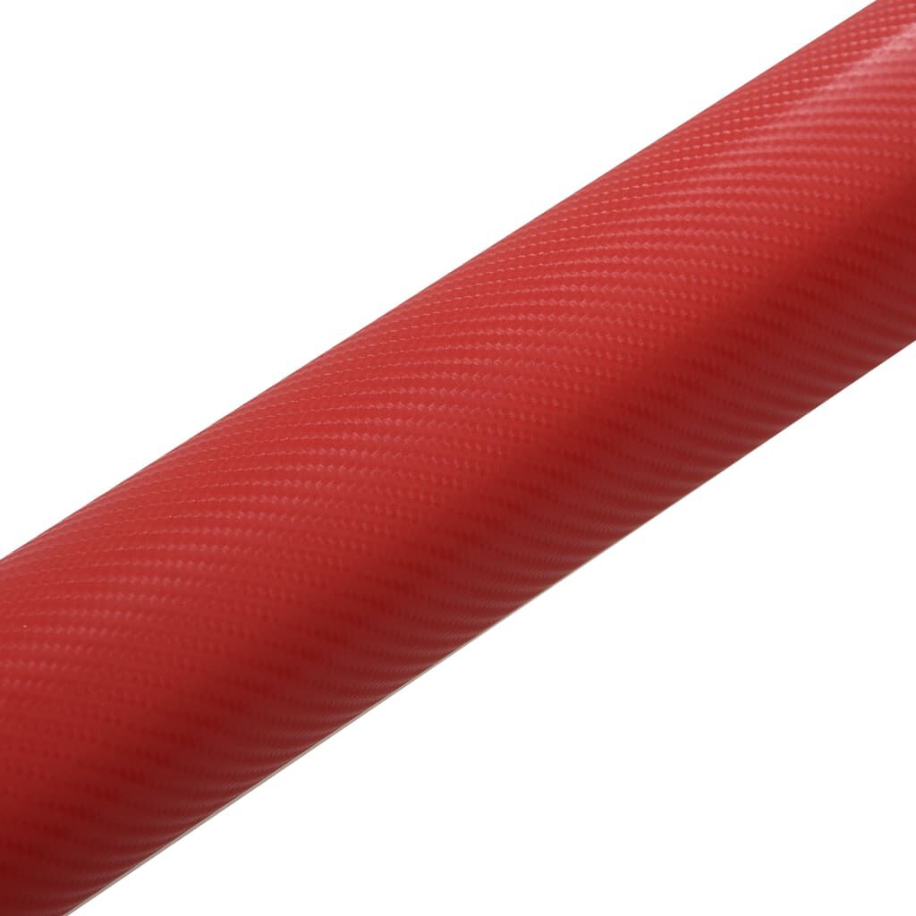 vidaXL Pellicola per Auto 4D Rossa 100x150 cm