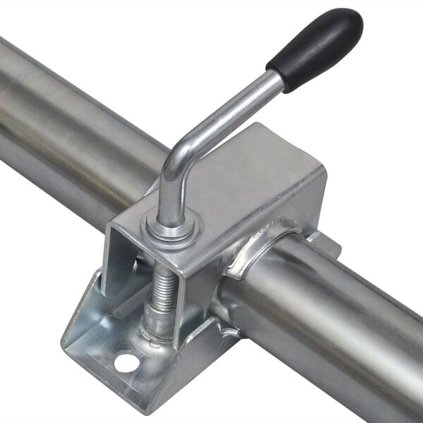vidaXL Ruota Martinetto 60 mm con 2 Tubi Supporto e 3 Morsetti Divisi