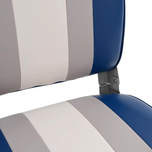 vidaXL Set Sedile da Barca Pieghevole 2pz con Schienale Alto
