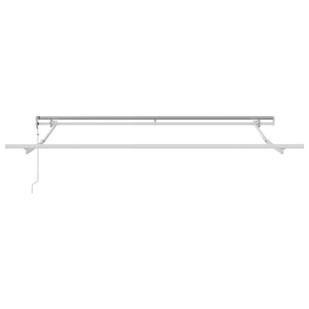 vidaXL Tenda Retrattile Automatica Rossa e Bianca 300x250 cm