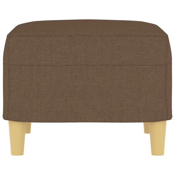 vidaXL Poggiapiedi Marrone 60x50x41 cm in Tessuto
