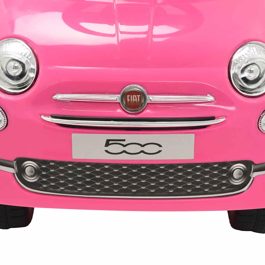 vidaXL Auto per Bambini Fiat 500 Rosa