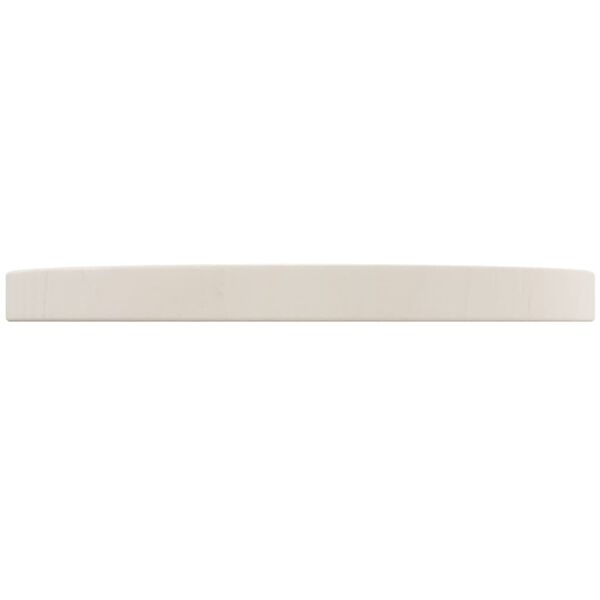 vidaXL Piano Tavolo Bianco Ø30x2,5 cm in Legno Massello di Pino