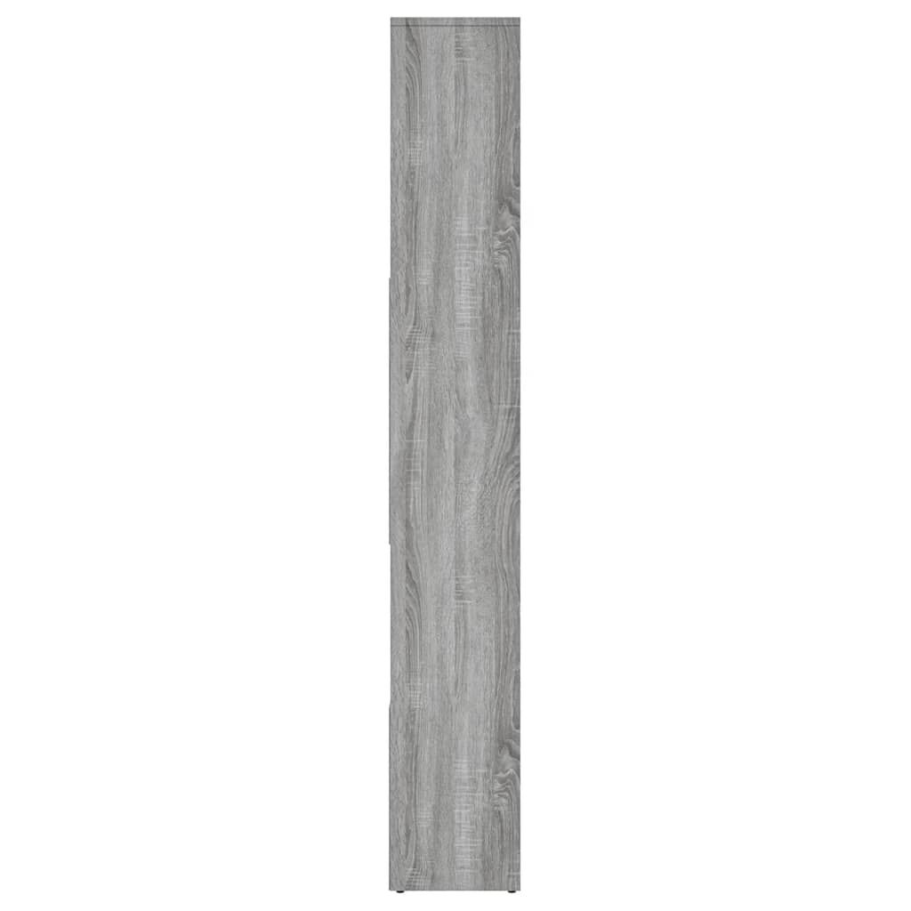 vidaXL Libreria Grigio Sonoma 67x24x161 cm in Legno Ingegnerizzato