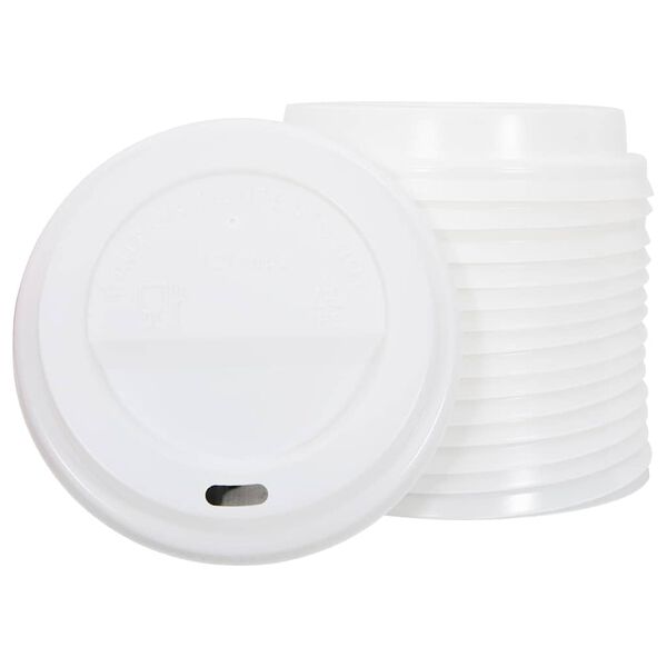 vidaXL Tazze da Caffè in Carta con Coperchi 1000 pz 12oz 300 ml