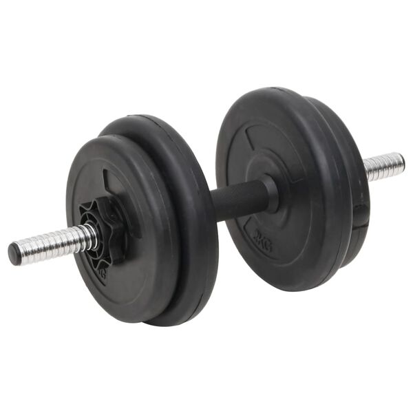 vidaXL Set Bilanciere e Manubri con Dischi 60 kg